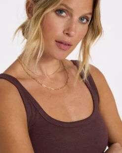 Halo Essential Dress | Chestnut Heather -Funktion One Style VW606HCH 02620