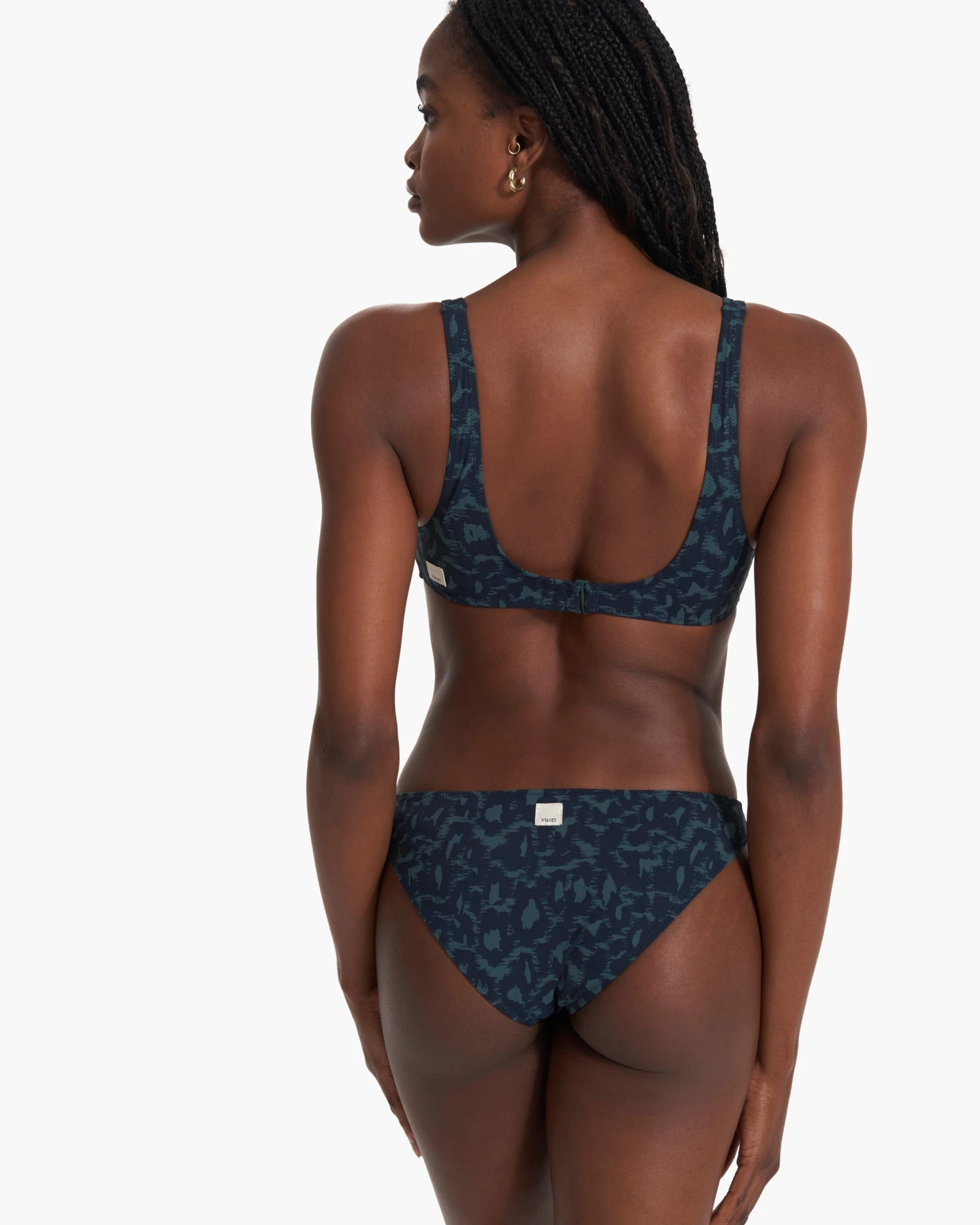 Aqua Triangle Top | Beryl Spots 5 Aqua Triangle Top | Beryl Spots - Image 3