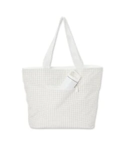 ALOHA-Day Tripper | Natural/Bone Gingham -Funktion One Style VW813NBG FA23 UNISEX ECOMM bags FLAT LAY 3