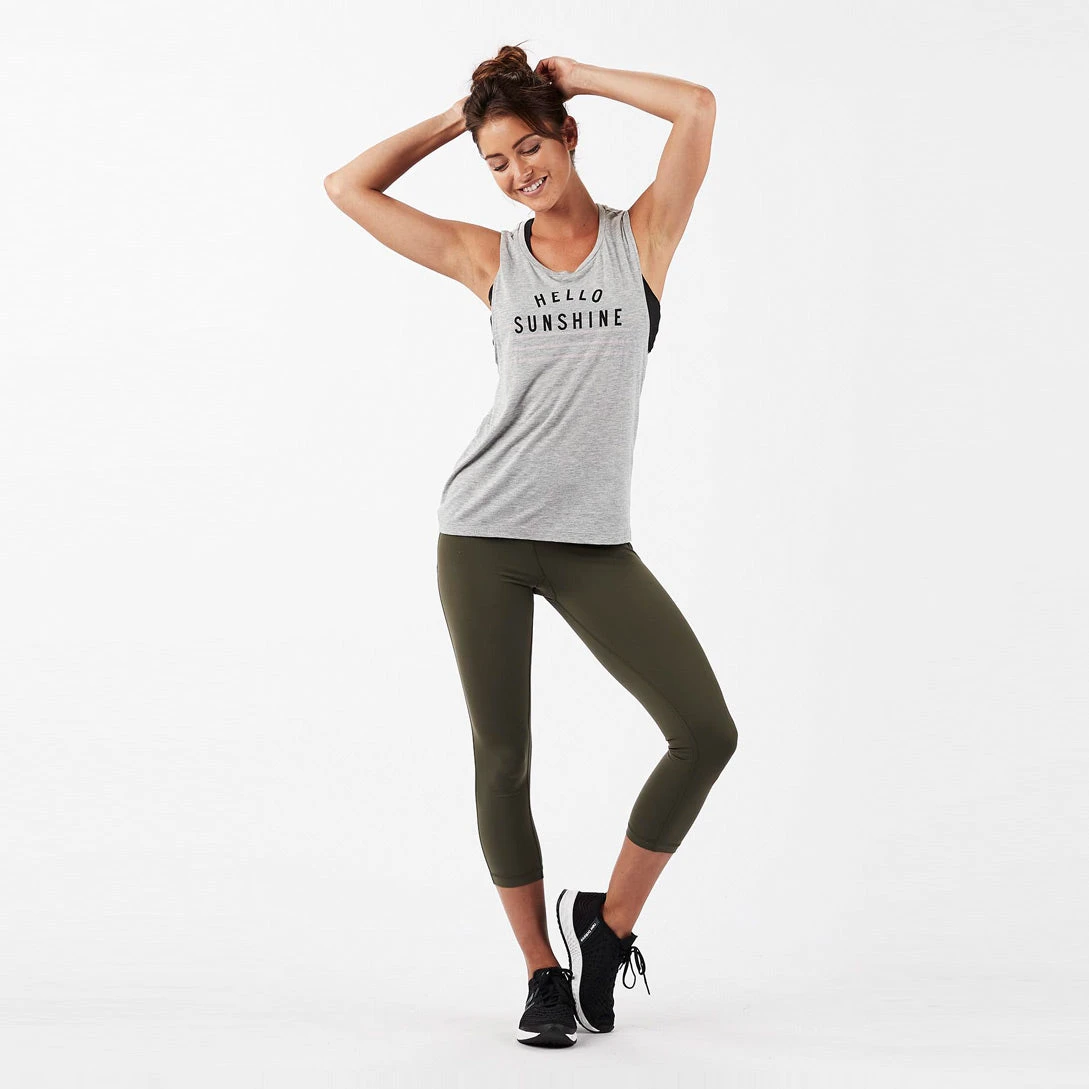 Hello Sunshine Tank | Light Grey 4 Hello Sunshine Tank | Light Grey - Image 2