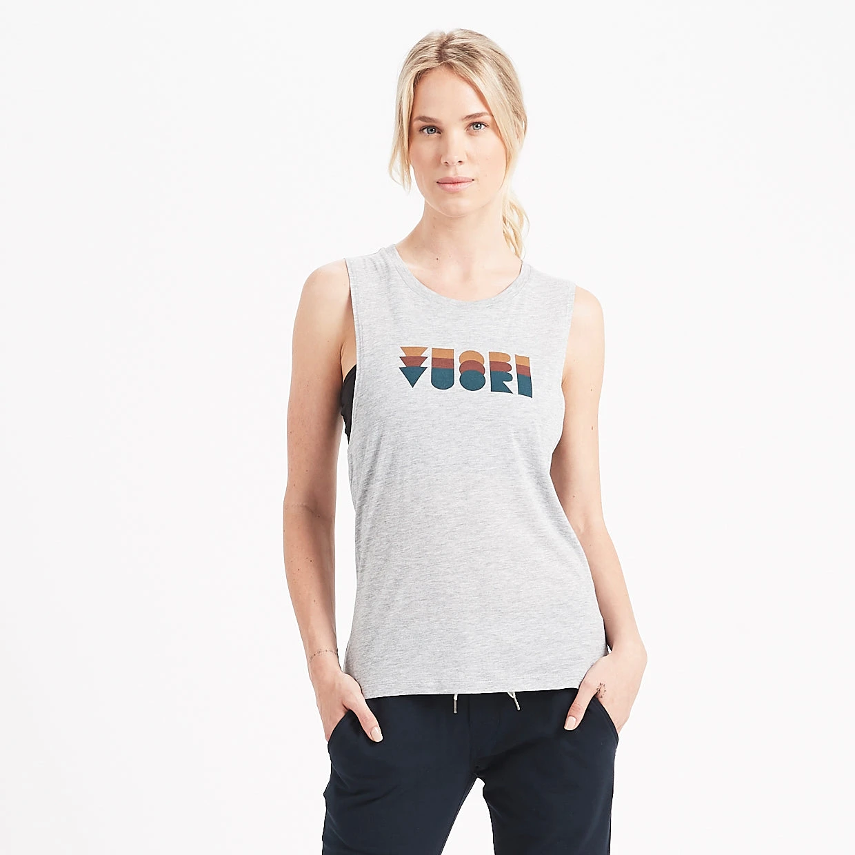 Layered Tank | Heather Grey 3 Layered Tank | Heather Grey