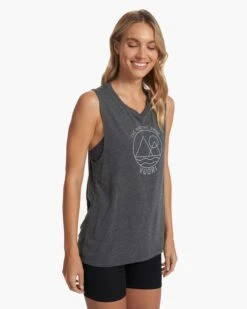 The Rise The Shine Tank | Dark Heather Grey -Funktion One Style VW952HDK SP23 W ECOMM PRINTABLES 1048 FULL 1x1 e6149eca 7359 4b82 9cf8 f287012b82dc