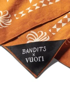 We Rise Bandana | Turmeric -Funktion One Style Vuori BanditsBandana Tobacco Detail